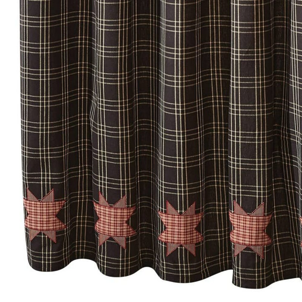 Farmhouse Back Starburst Shower Curtain